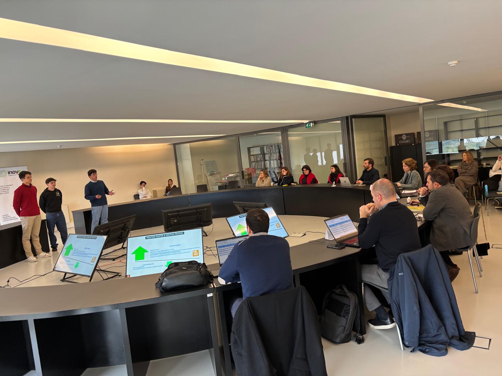 Participação, com um pitch, no evento Arrisca C, organizado pela Universidade de Coimbra